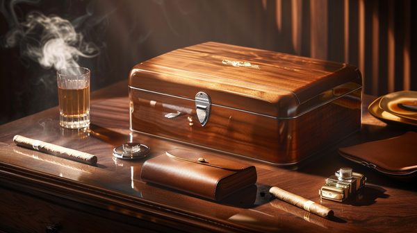 Cigar humidifier and essential accessories